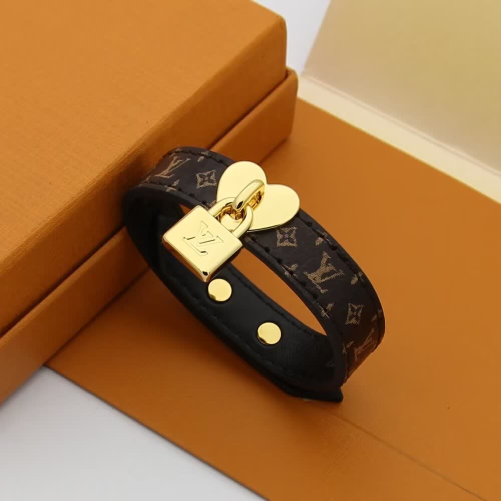 Louis Vuitton Monogram Lock Bracelet
